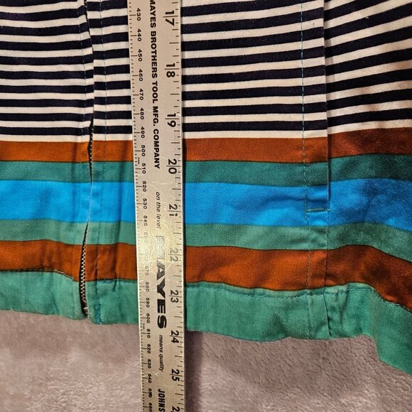 LAL cotton jacket Womens L Colorful beachy boho zip fun festive Colorful hippie - Picture 11 of 16